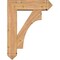 Ekena Millwork Westlake Arts and Crafts Smooth Bracket w/ Offset Brace, Western Red Cedar, 7 1/2"W x 26"D x 34"H BKT0806X26X34WTL03SWR - alternate 3